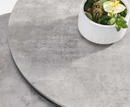 Perth Round Nesting Coffee Table - Concrete Grey