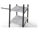 Perth Study Desk - Concrete Grey