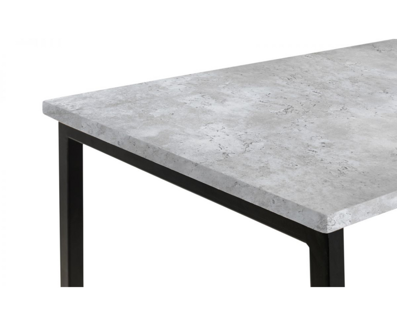 Perth Study Desk - Concrete Grey