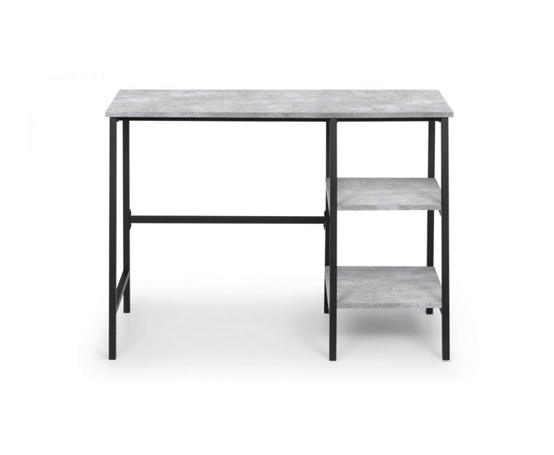 Perth Study Desk - Concrete Grey