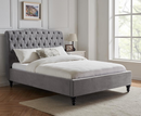 Riley 5ft Kingsize Bed Frame - Light Grey
