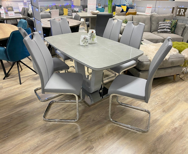 Steen 5ft Dining Set Includes 6 Chairs