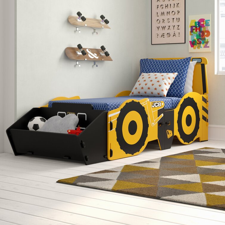 JCB Junior Toddler Bed with Fibre Mattress