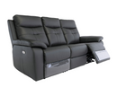 Sorena 3 Seater Leather Electric Recliner Sofa