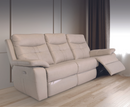 Sorena 3 Seater Leather Electric Recliner Sofa