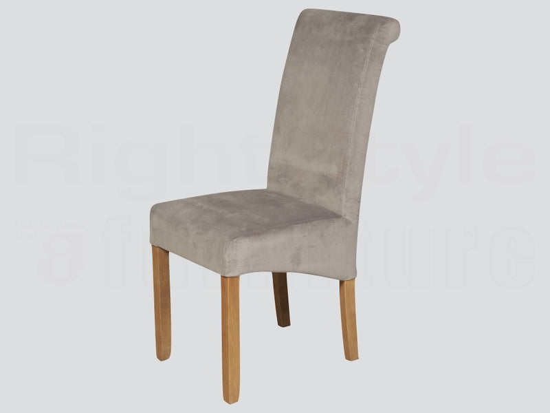 Sophie D/Chair Grey Velvet