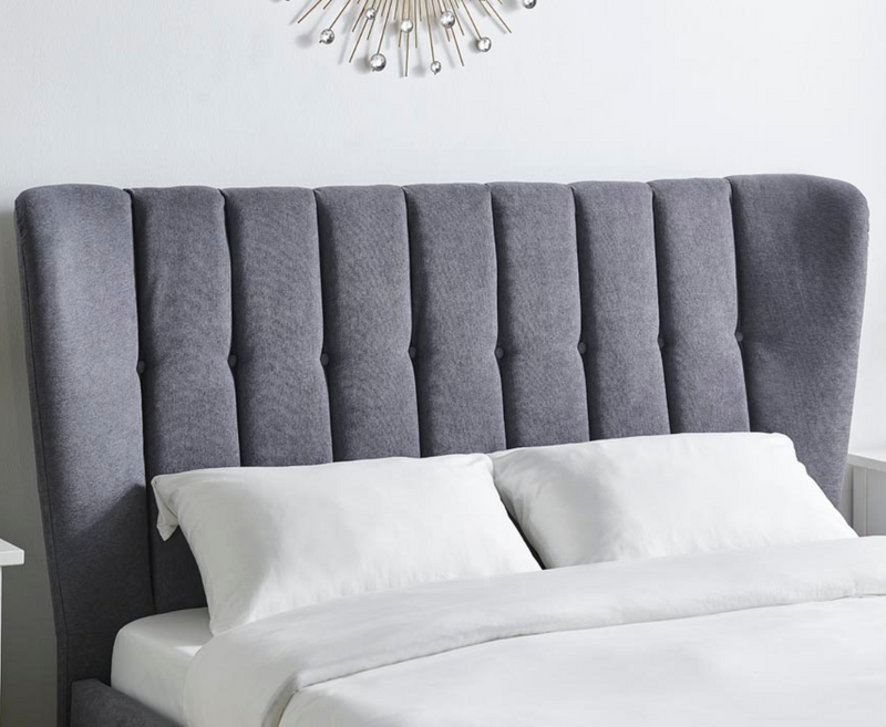 Sparo 4ft6 Double Bed Frame - Dark Grey