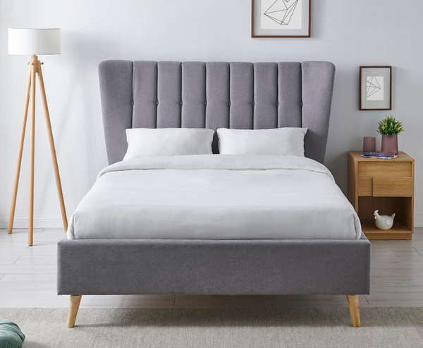 Sparo 5ft Kingsize Bed Frame - Light Grey