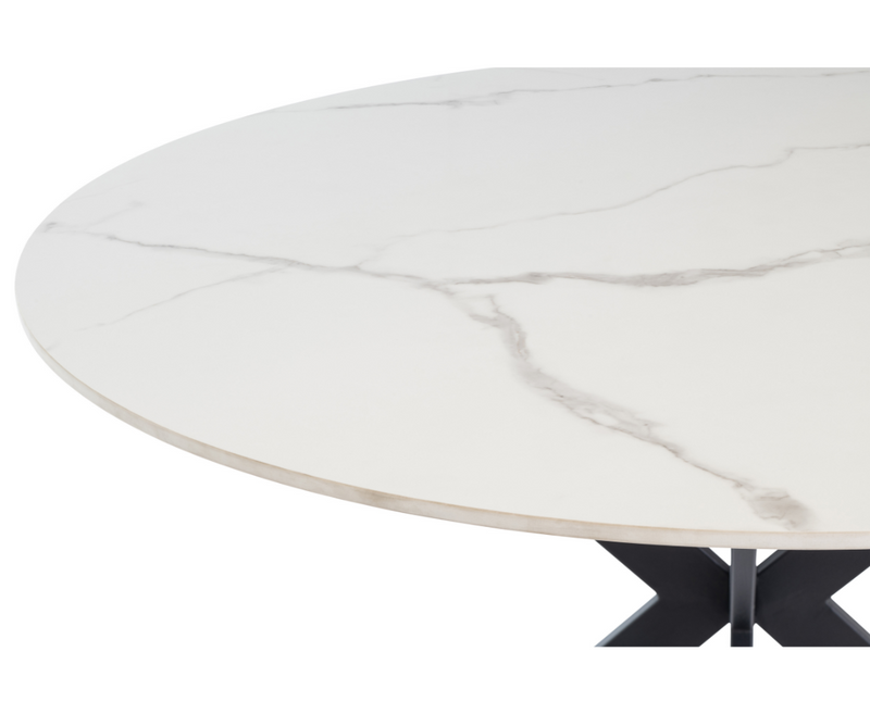 Tokyo 1.2m Round Dining Table - White