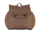 Union Fabric Bean Chair - Brown