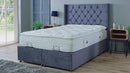 Marlon 4ft Ottoman Bed Frame- Velvet Blue