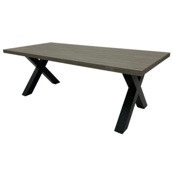 Dallas Dining Table 180 cm - Grey | Oak