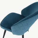 Sutton Velvet Dining Chair - Teal