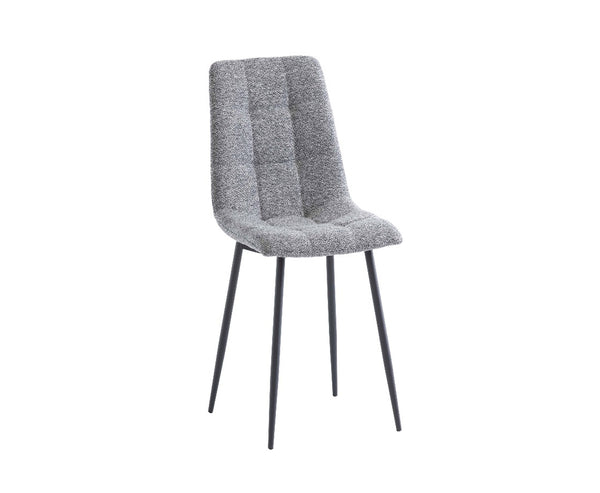Emme Fabric Dining Chair - Dark Grey