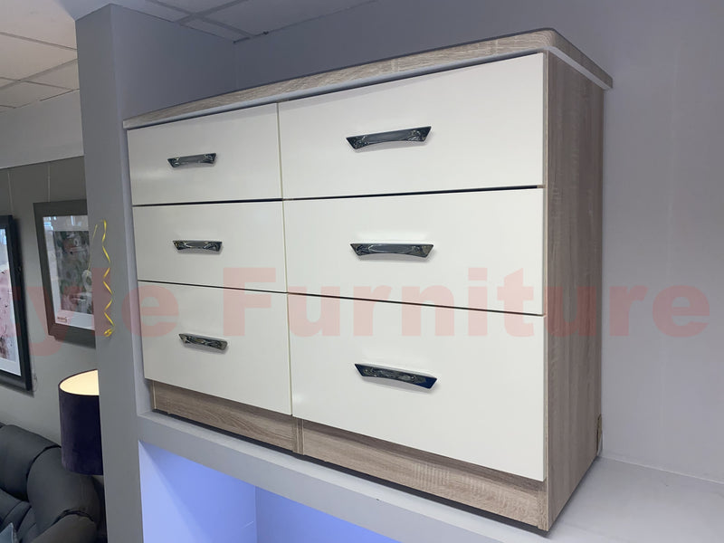 Galao 6 Drawer Chest (3 beside 3)