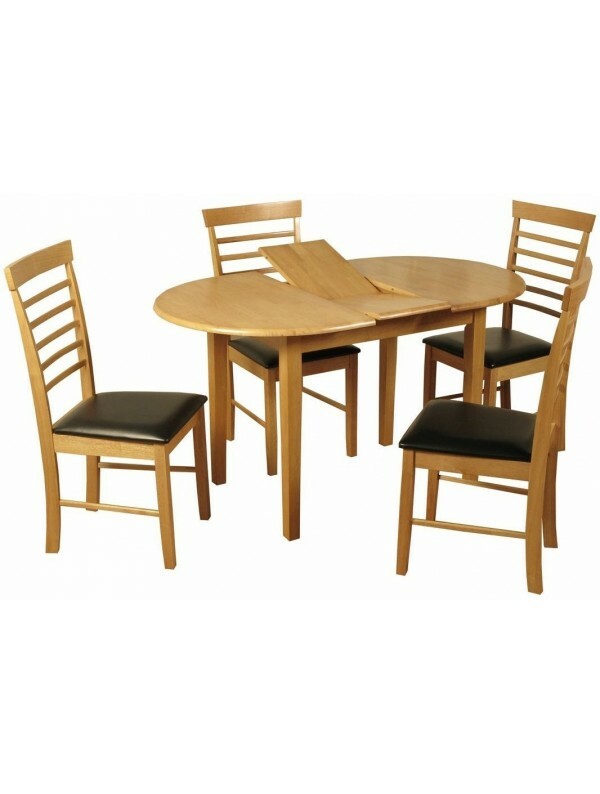 Hanover Oval Butterfly Set + 4 Chairs