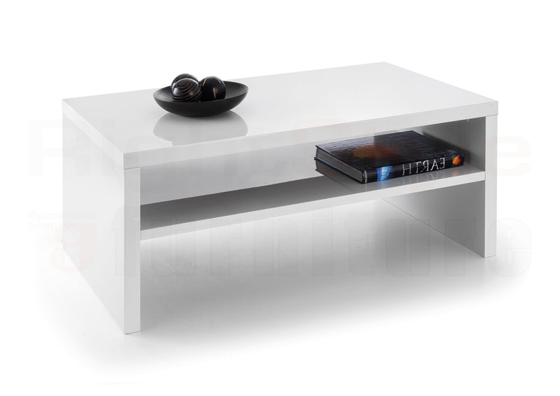 Marker High Gloss Coffee Table White