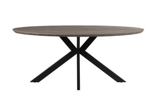 Manhattan 1.8m Oval Dining Set Inc. 6 Sutton Chairs - Full Set