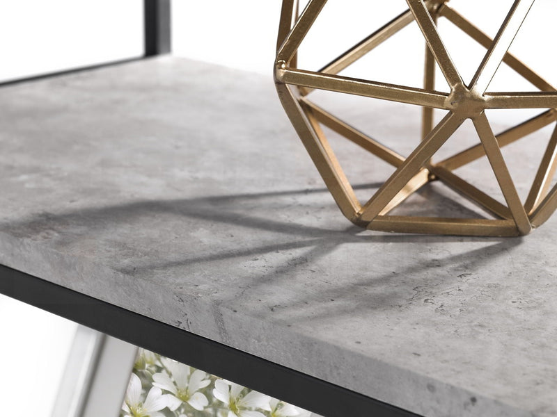 Perth Tall Bookcase - Concrete Grey