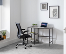 Perth Study Desk - Concrete Grey