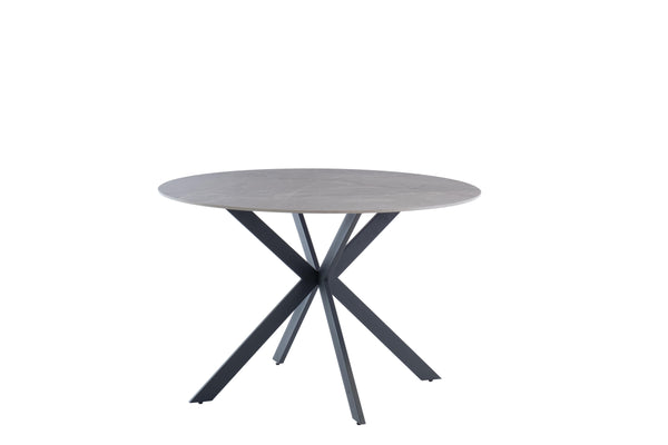 Tokyo 1.2m Round Dining Table with 4 Rome Chairs - Full Set
